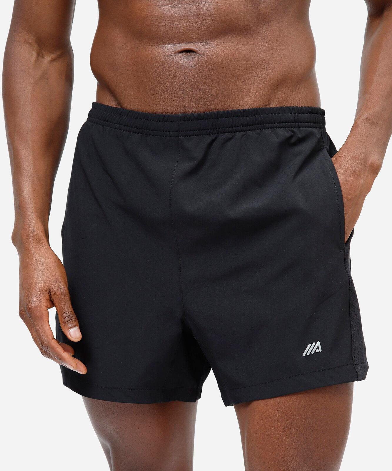 short running masculino esportivo preto