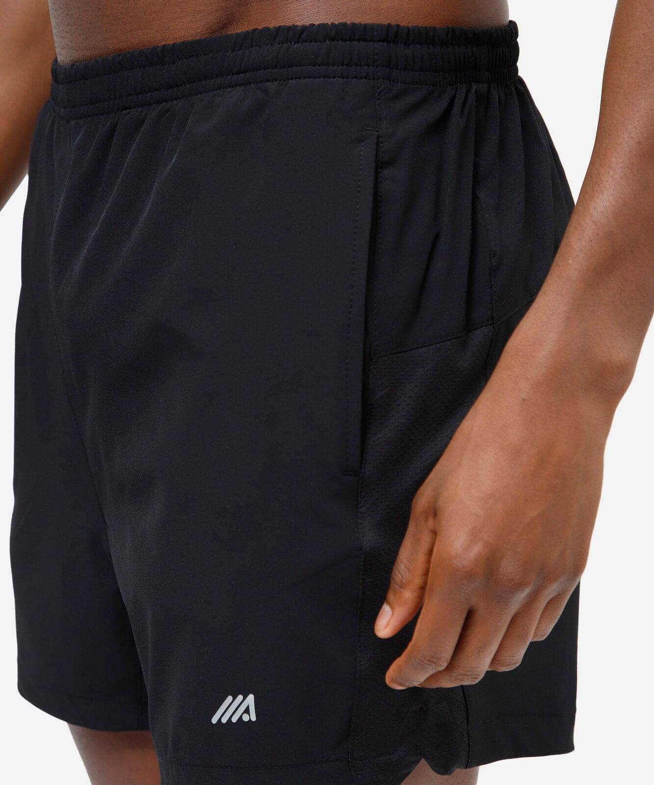 short running masculino esportivo preto