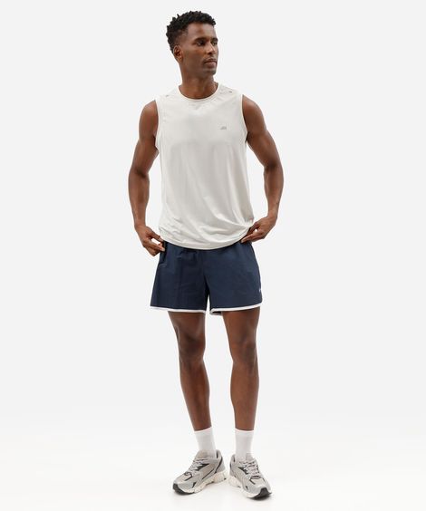 short esportivo masculino de poliamida azul