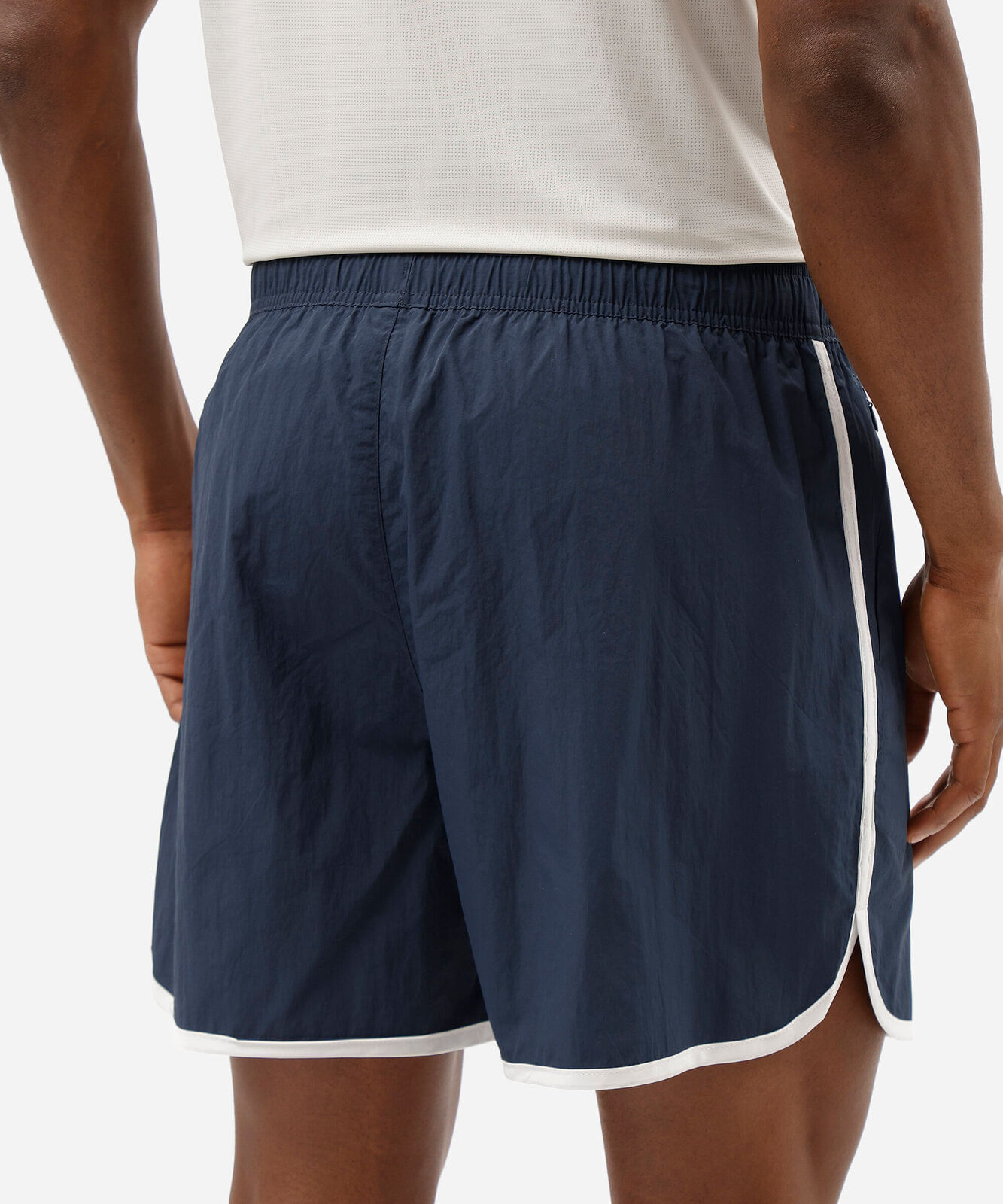 short esportivo masculino de poliamida azul