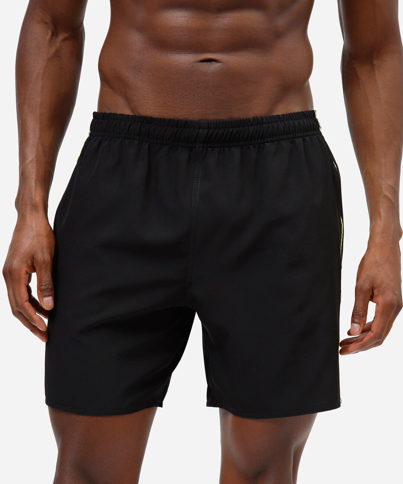 short esportivo masculino cós elástico preto