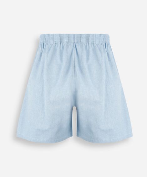 cueca samba canção masculina de algodão azul