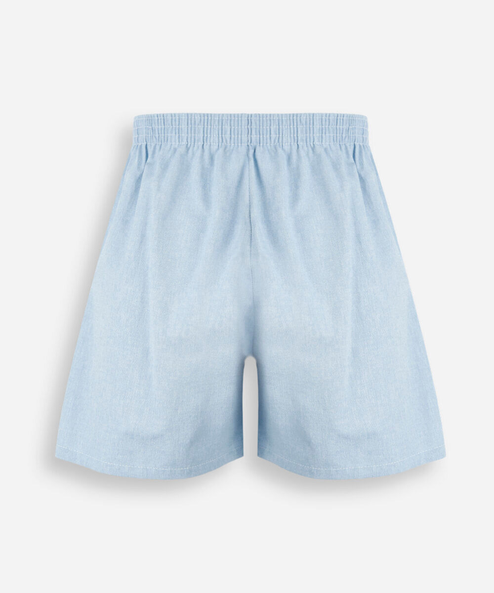 cueca samba canção masculina de algodão azul