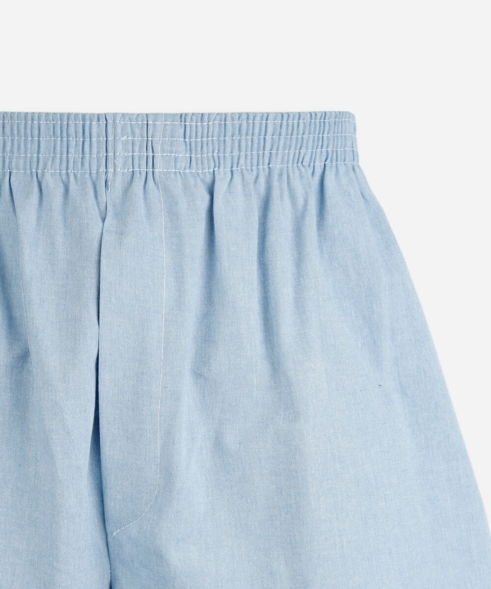 cueca samba canção masculina de algodão azul