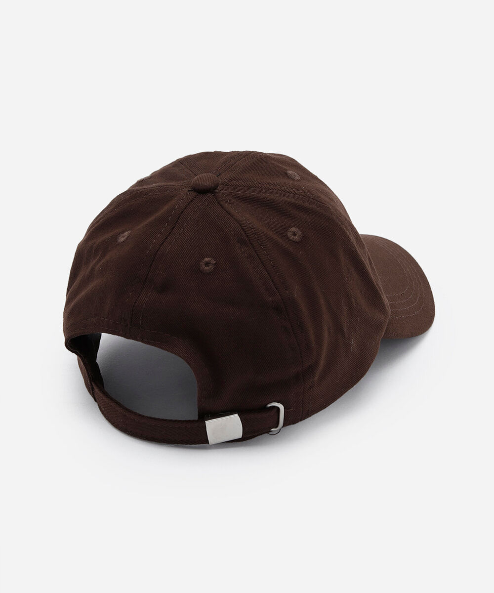 boné masculino aba curva maleável ny marrom