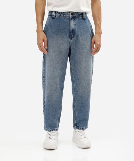 calça chino masculina jeans azul