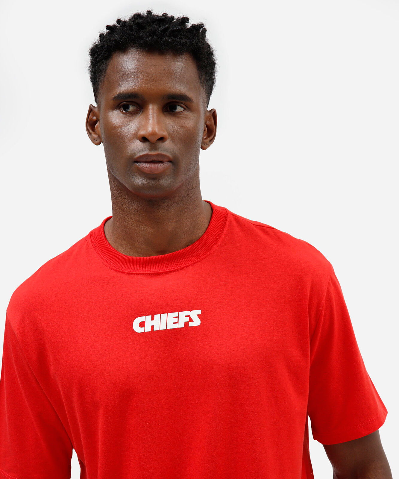 camiseta masculina com algodão chiefs nfl vermelha