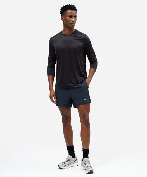 short running masculino esportivo azul