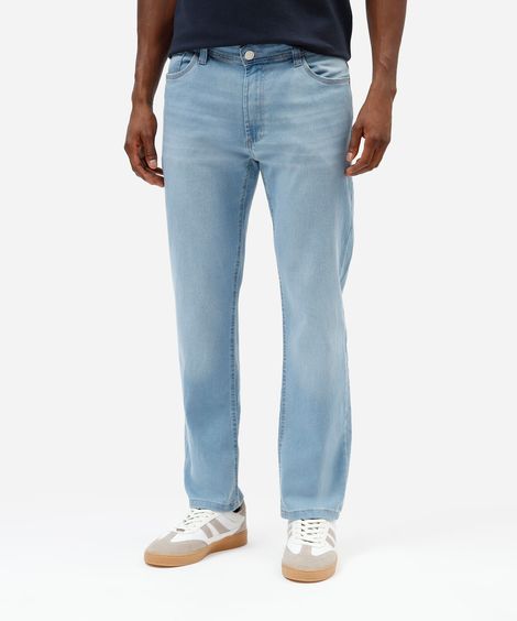 calça slim masculina jeans azul