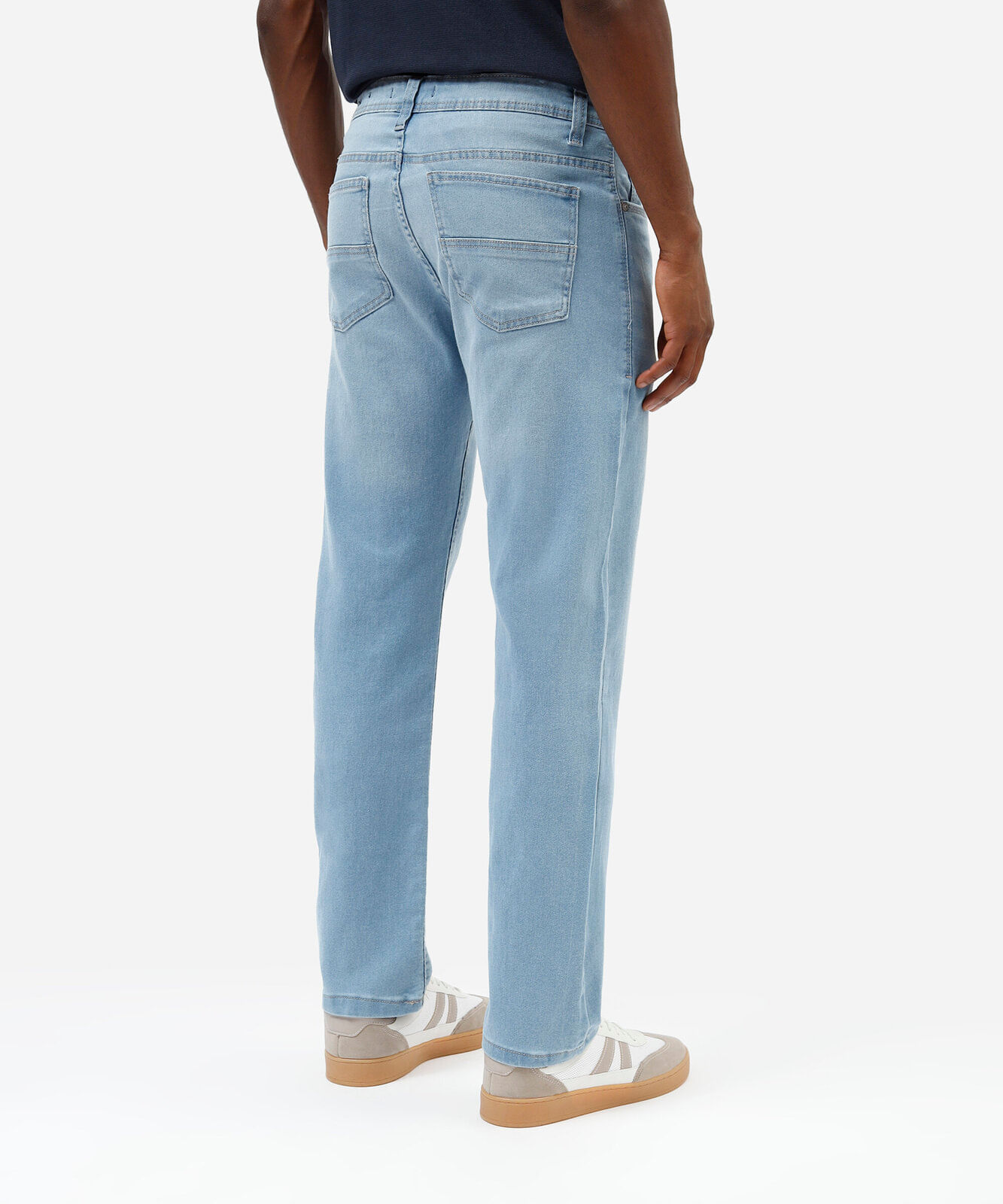 calça slim masculina jeans azul