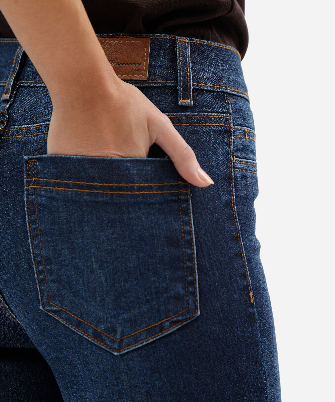 calça flare petit feminina jeans cintura alta sawary azul