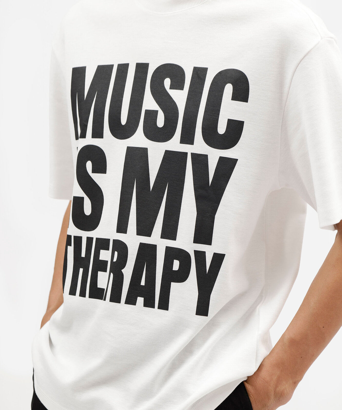 camiseta masculina com algodão manga curta estampada off white