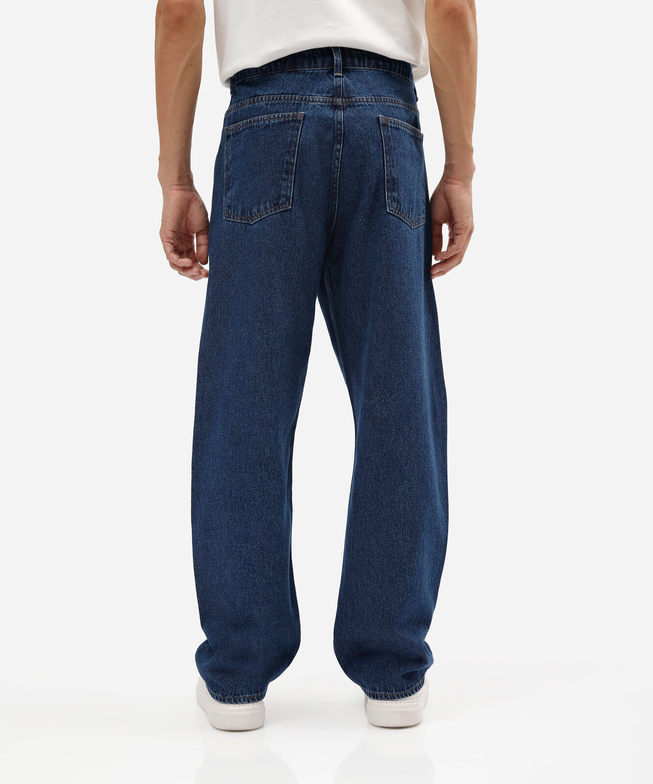 calça baggy masculina jeans azul