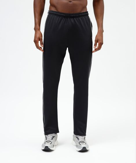 calça esportiva masculina com nervuras preta