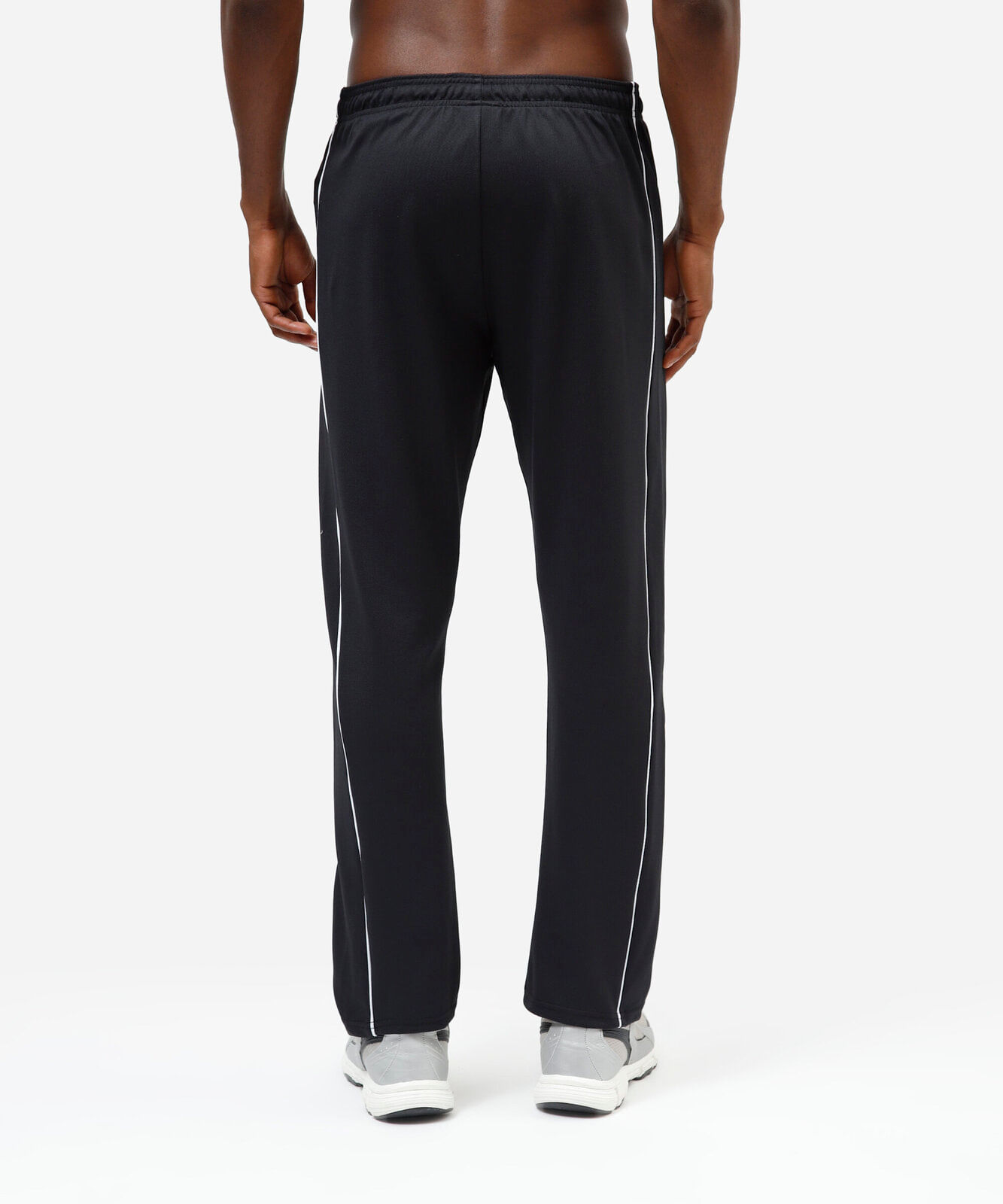 calça esportiva masculina com nervuras preta