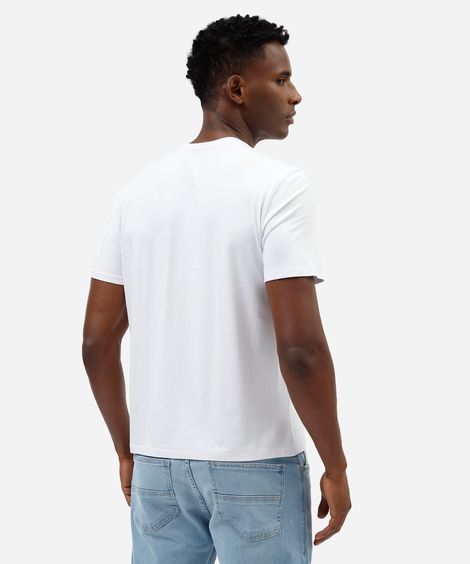 camiseta masculina manga curta airtech branca