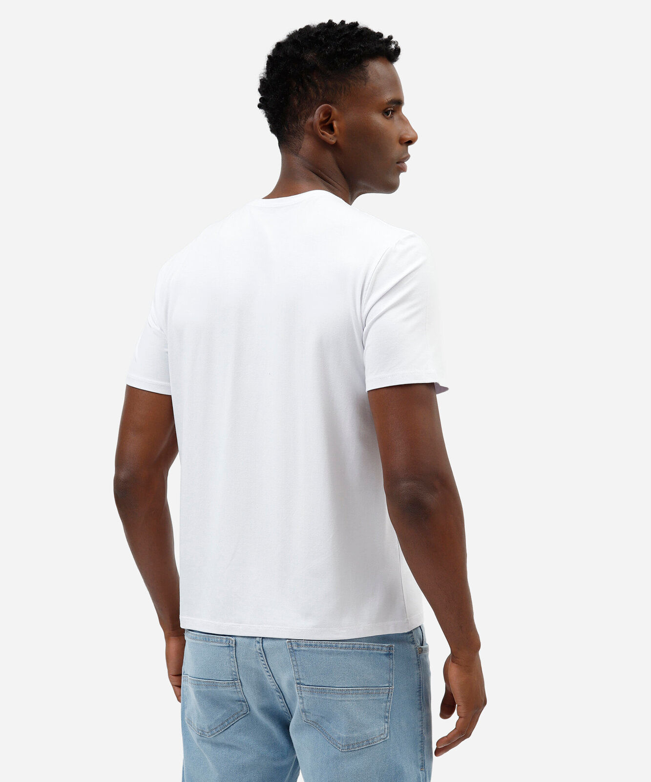 camiseta masculina manga curta airtech branca