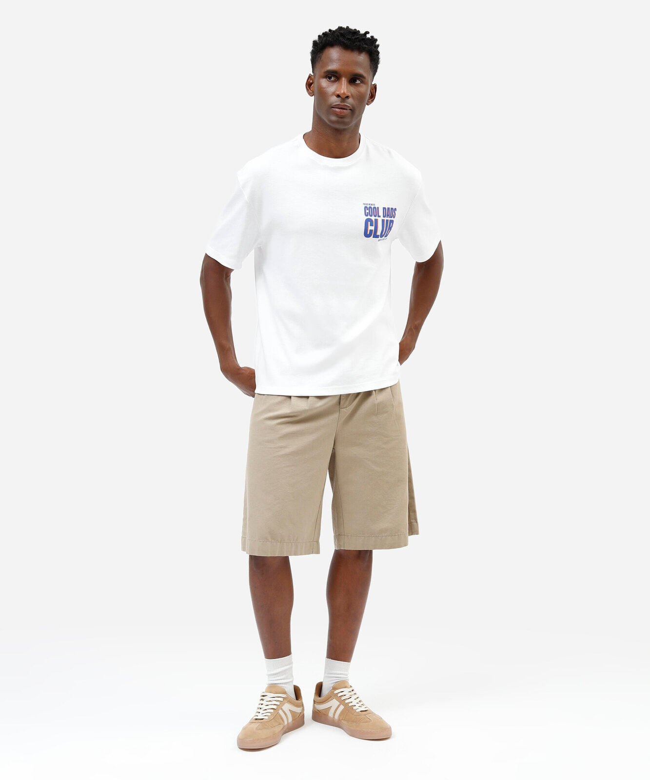 camiseta masculina com algodão manga curta estampada off white