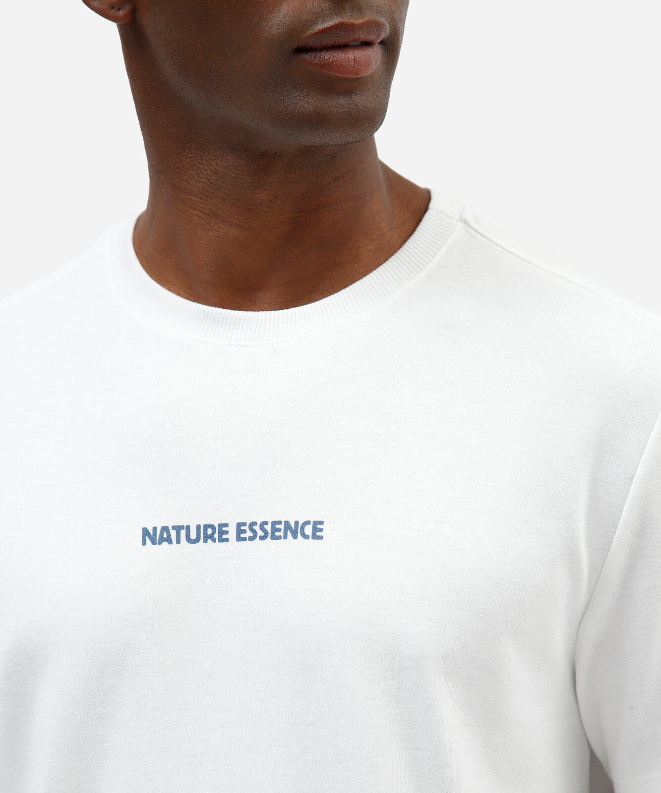 camiseta masculina com algodão manga curta estampada off white