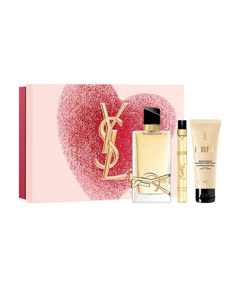 kit perfume feminino yves saint laurent libre eau de parfum 90ml 10ml e body lotion 50ml