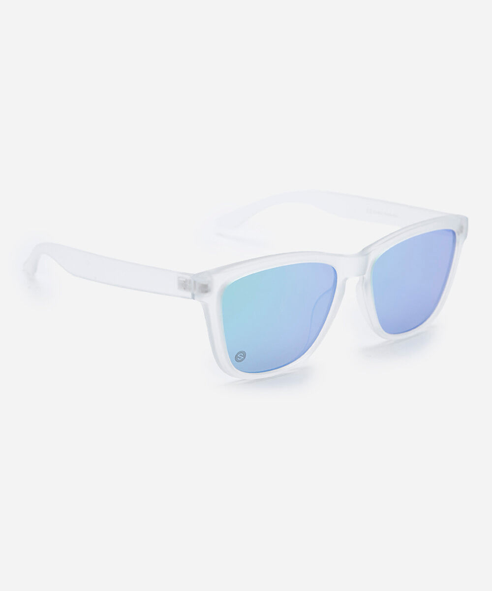 óculos de sol unissex quadrado de acetato transparente