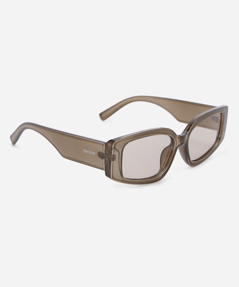 óculos de sol unissex quadrado de acetato triton verde