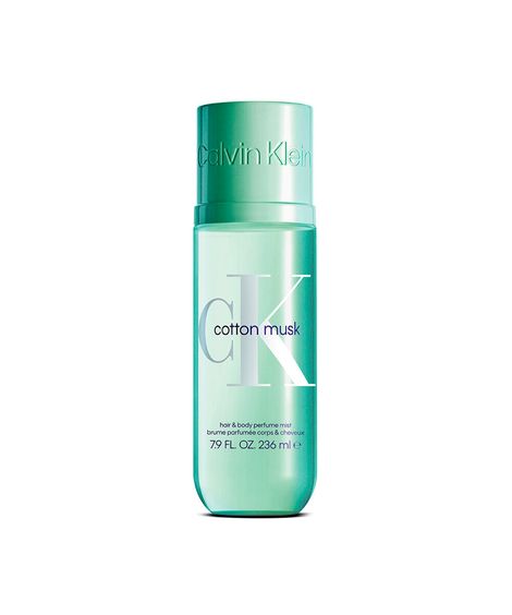 body splash unissex calvin klein cotton musk body e hair mist 236ml