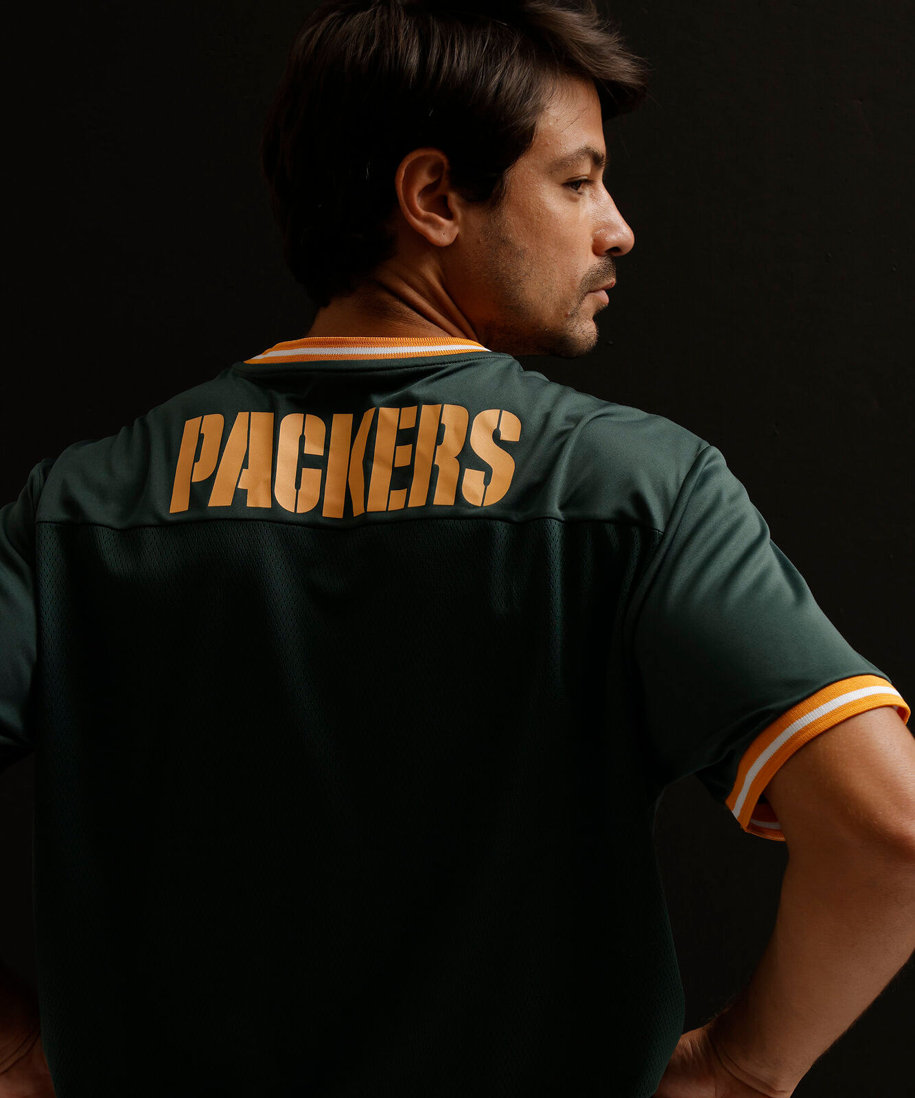 camiseta masculina oversized nfl packers verde