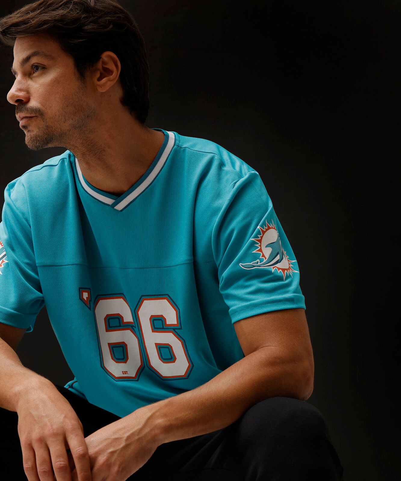 camiseta masculina miami dolphins nfl verde