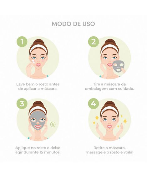 máscara facial kiss new york professional de algodão mel