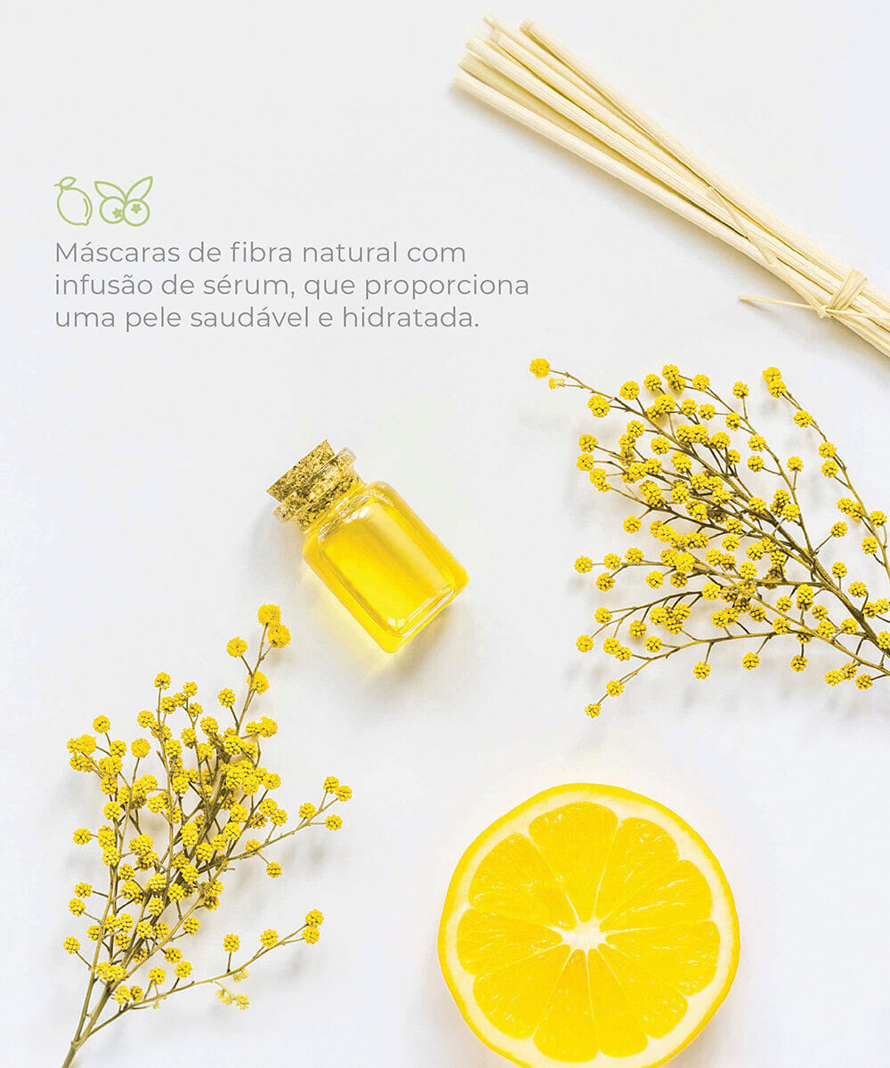 máscara facial kiss new york professional de algodão mel