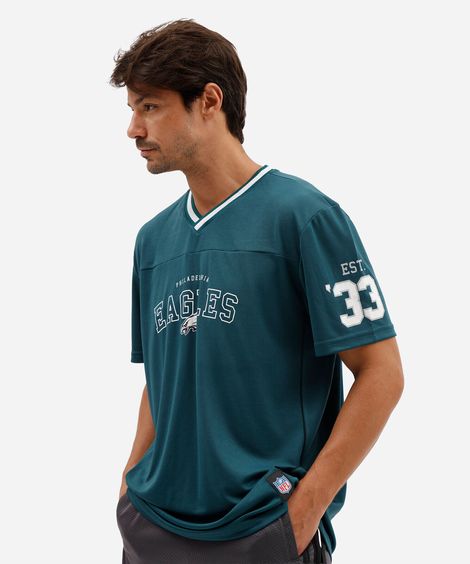 camiseta masculina eagles nfl verde