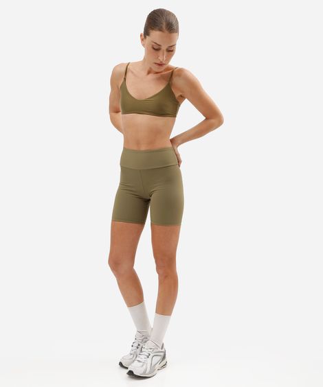 bermuda feminina esportiva  - verde