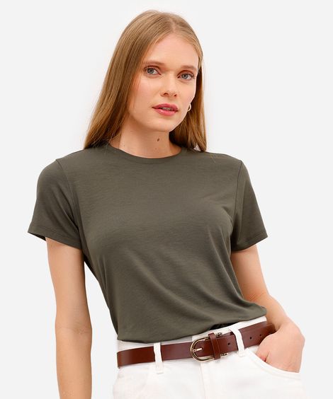camiseta feminina manga curta AIRtech verde