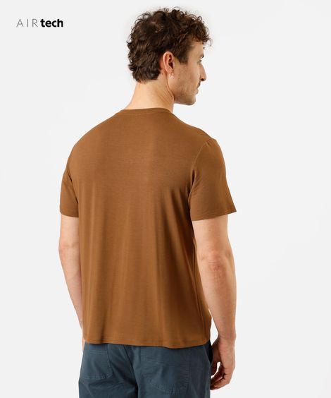 camiseta masculina AIRtech marrom