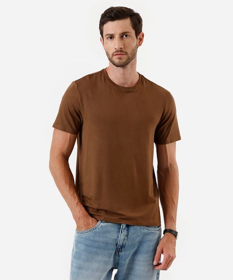camiseta masculina AIRtech marrom