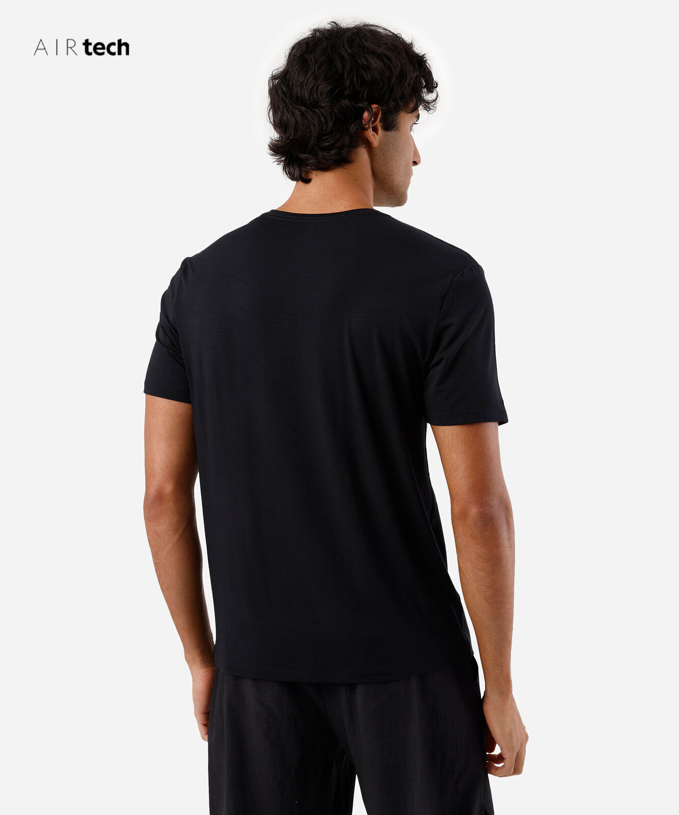 camiseta masculina AIRtech preta