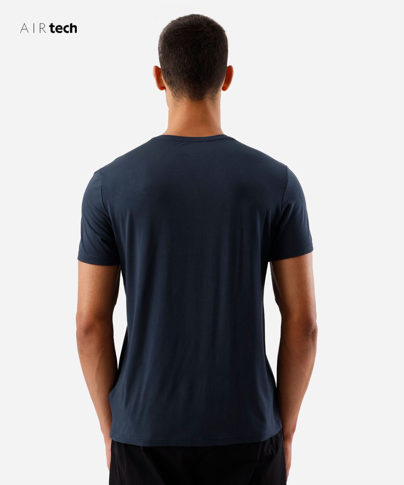 camiseta slim masculina AIRtech azul