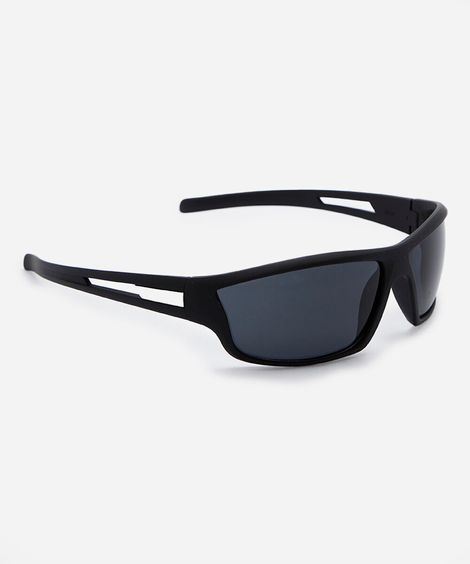 óculos de sol masculino esportivo de acetato preto