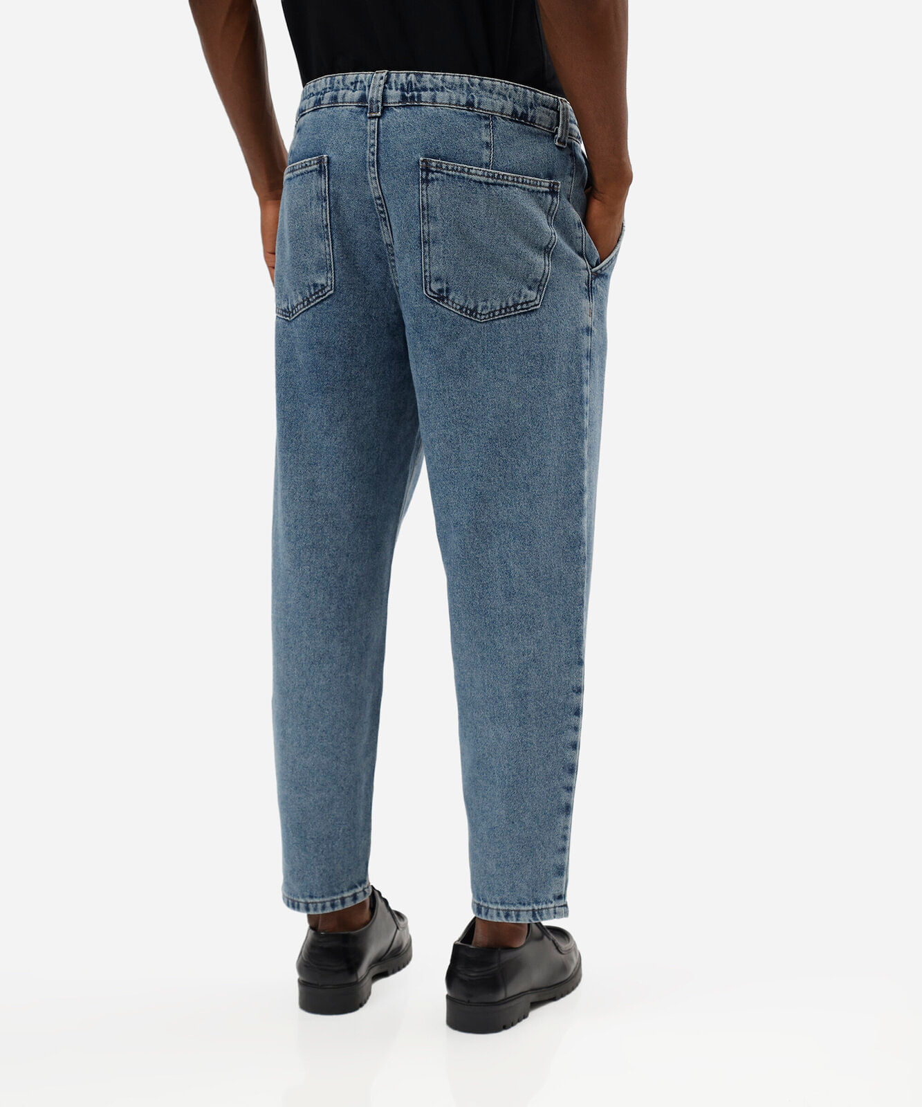 calça chino masculina jeans azul