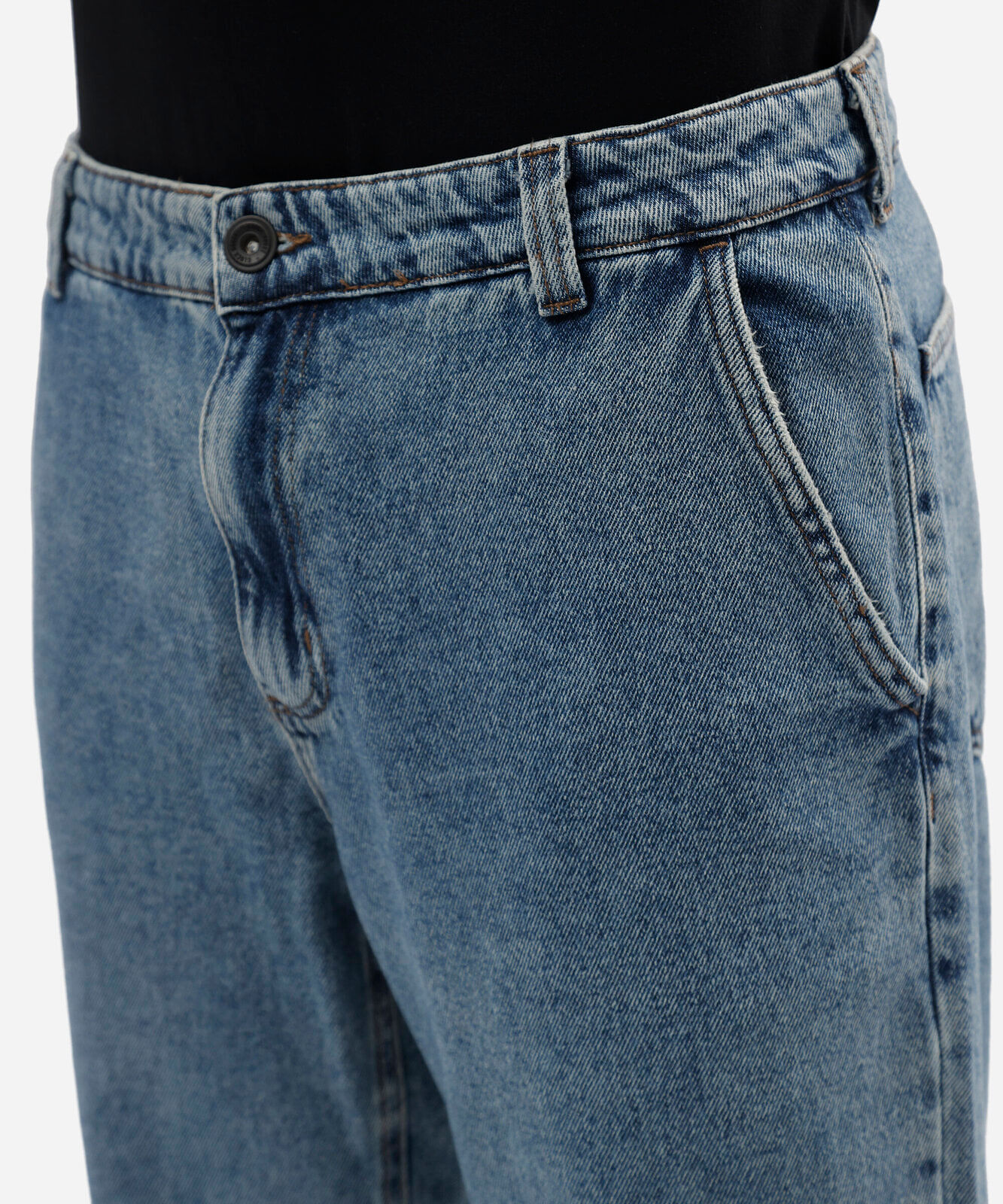 calça chino masculina jeans azul
