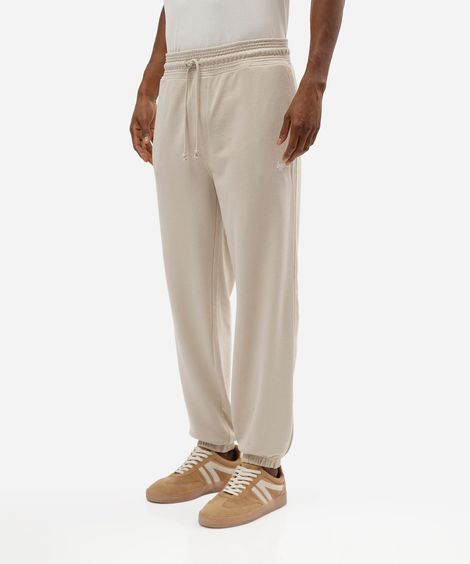 calça jogger masculina de moletom sem felpa cinza