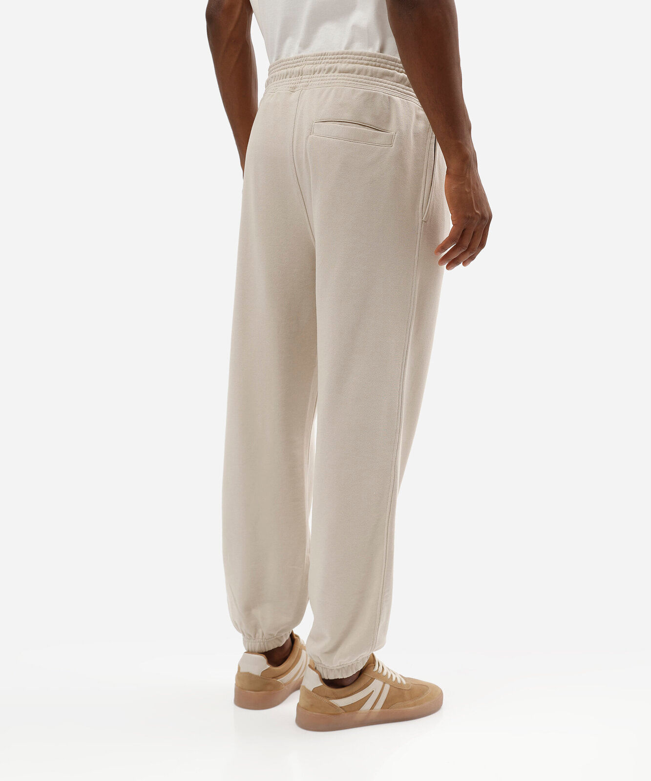 calça jogger masculina de moletom sem felpa cinza