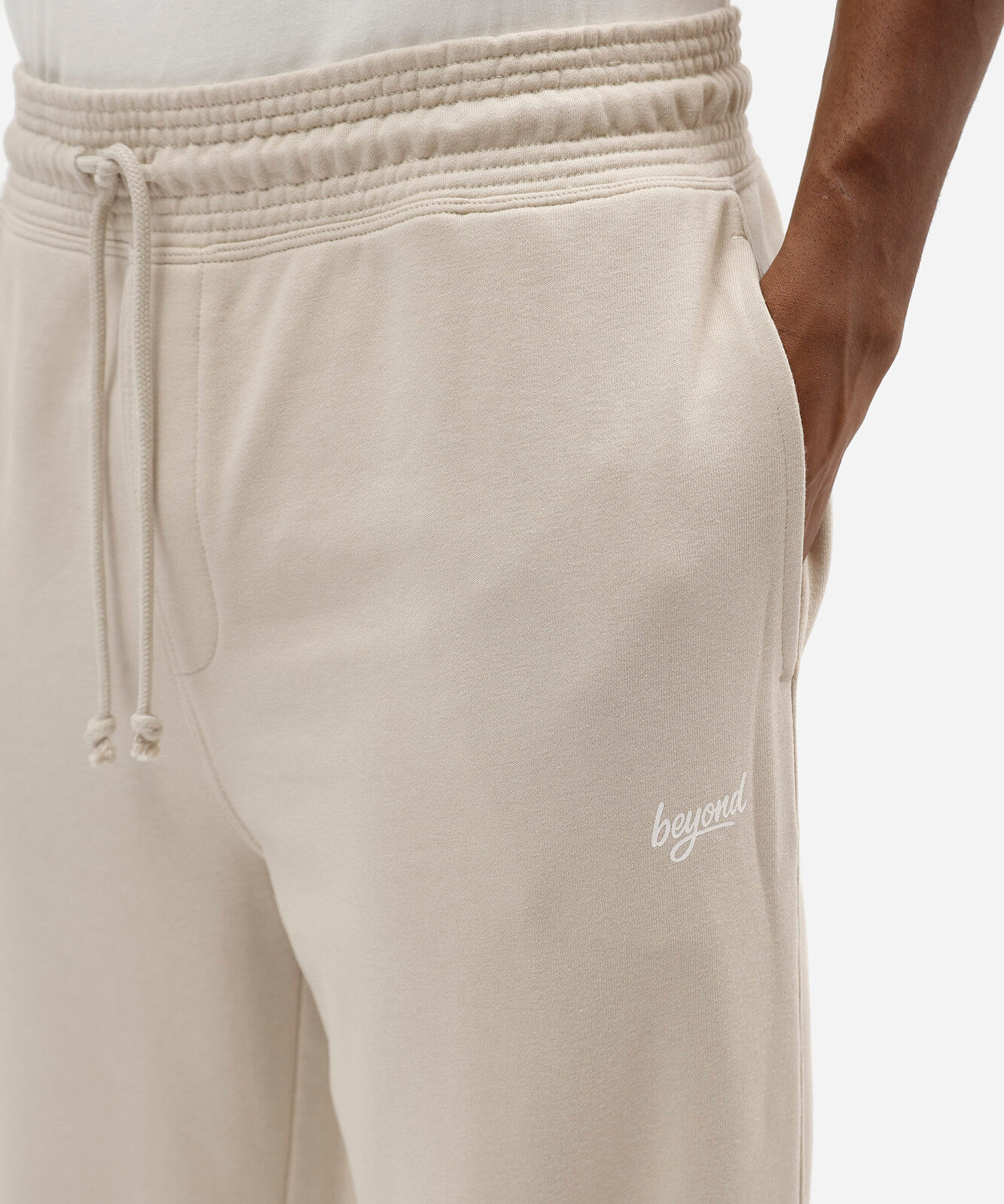 calça jogger masculina de moletom sem felpa cinza