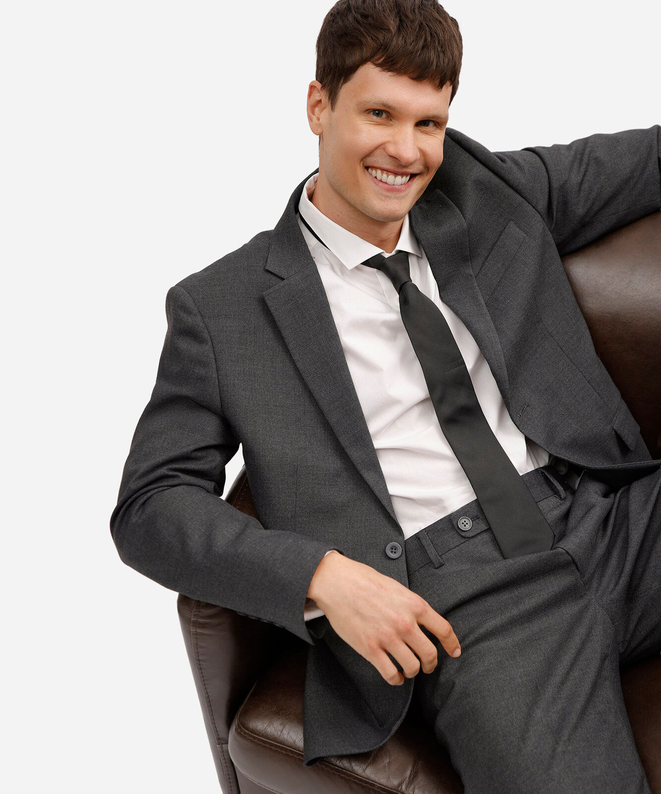 blazer de alfaiataria masculino com bolsos cinza