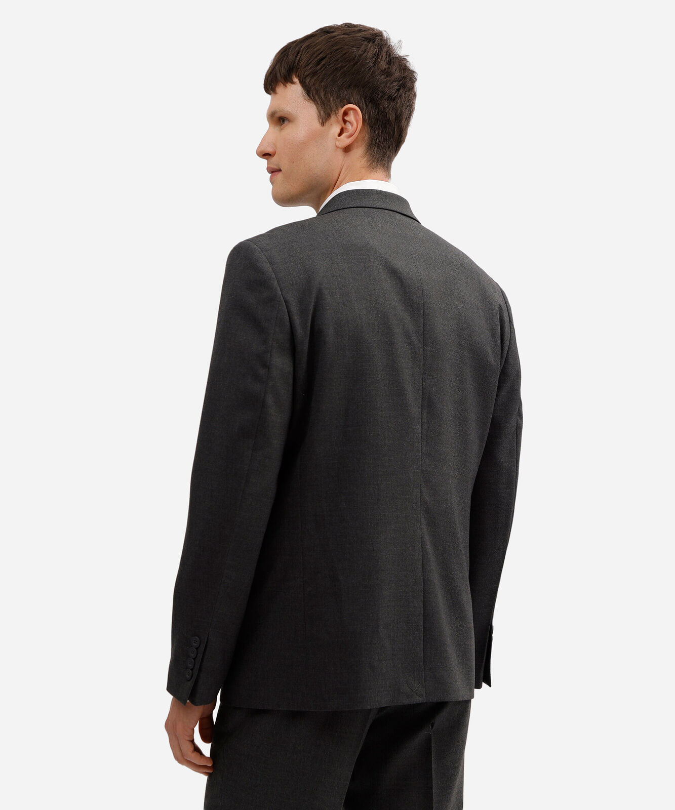 blazer de alfaiataria masculino com bolsos cinza