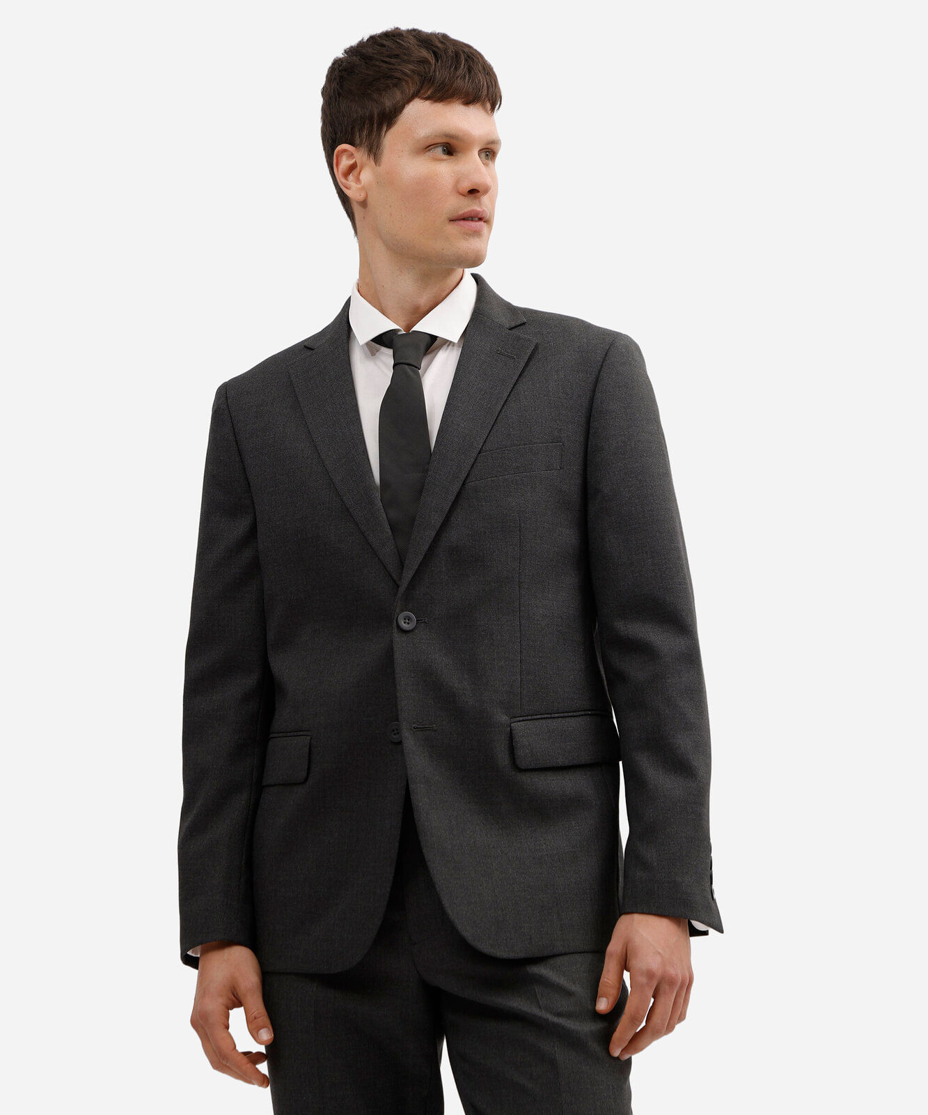 blazer de alfaiataria masculino com bolsos cinza