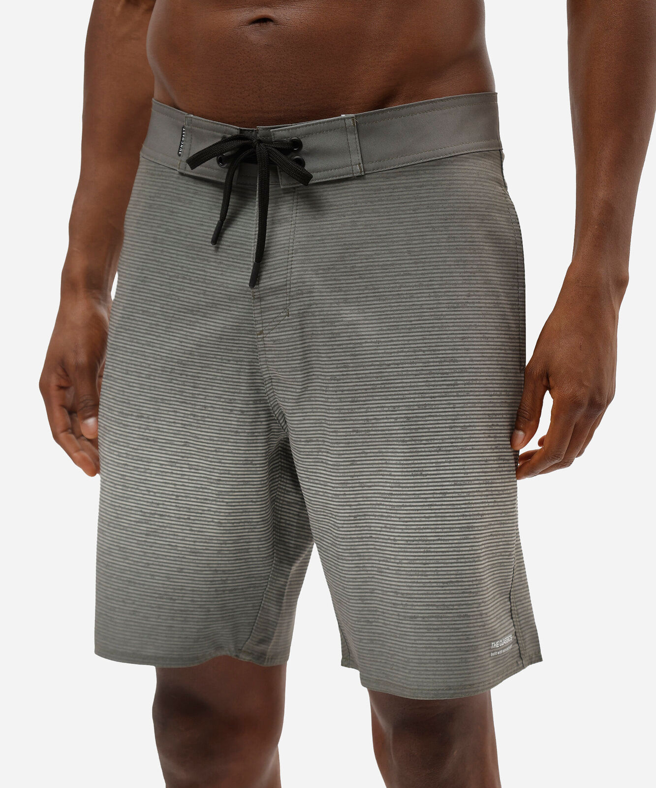 short boardshort masculino degradê listrado verde