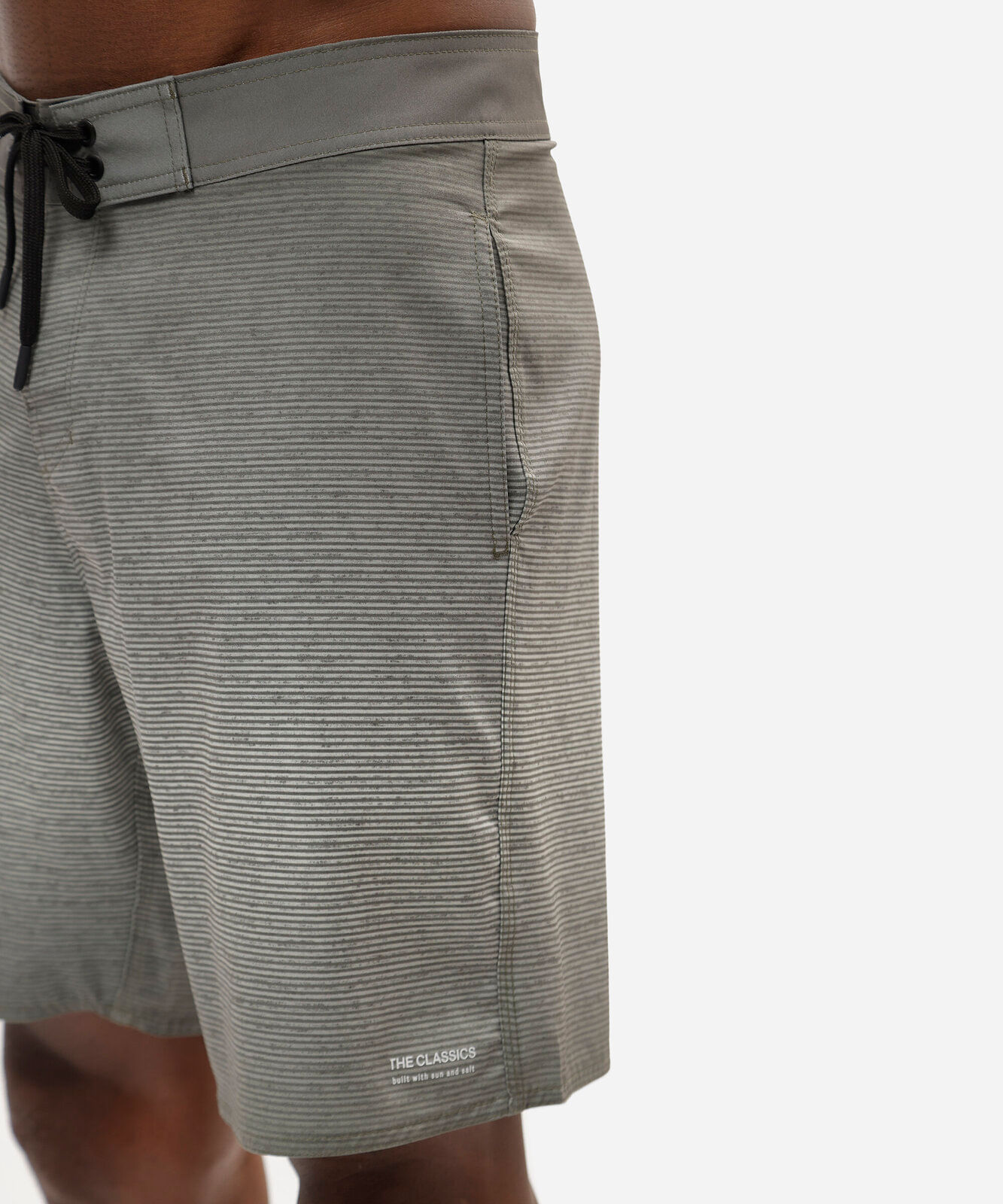 short boardshort masculino degradê listrado verde