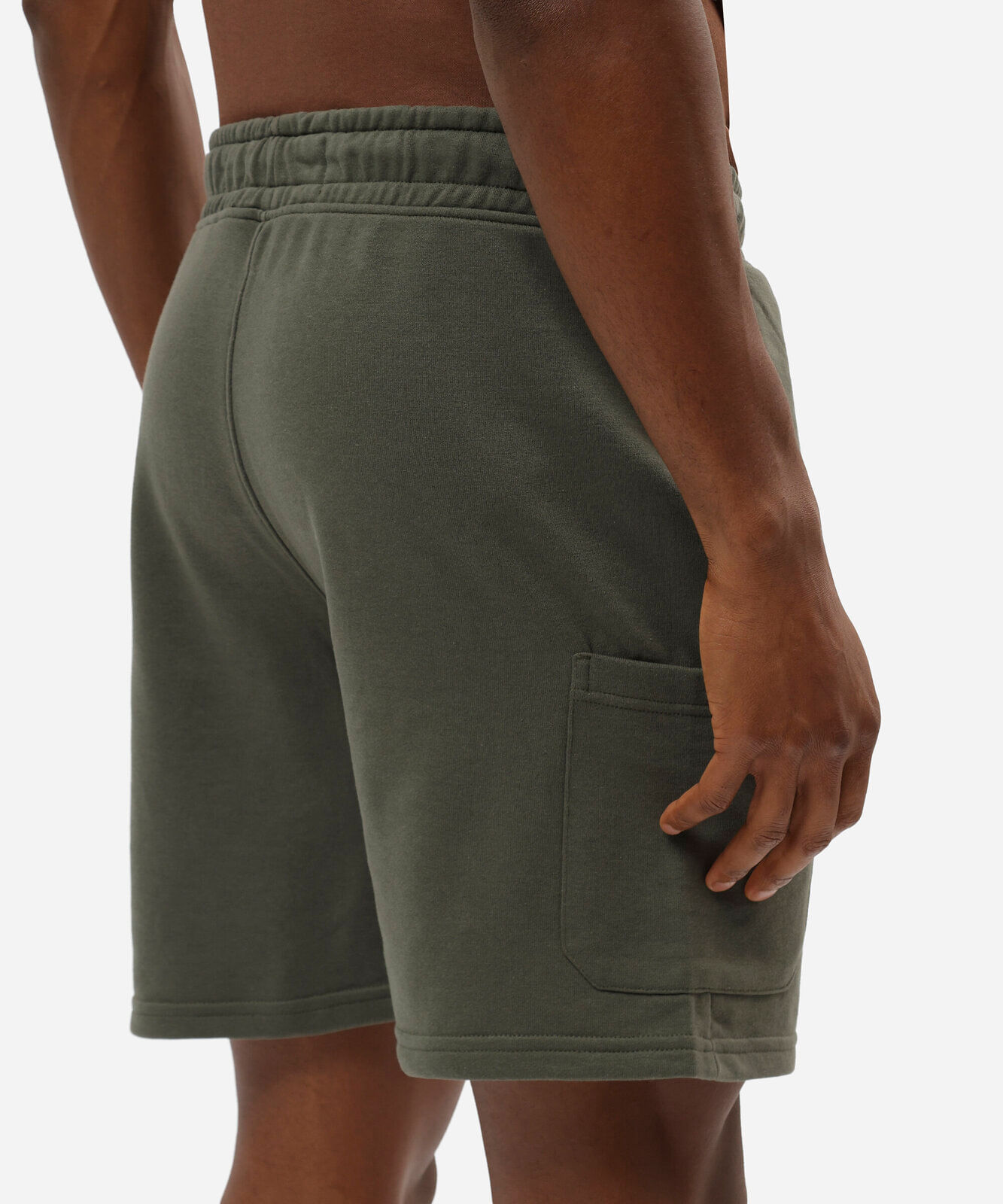 bermuda jogger masculina de moletom verde